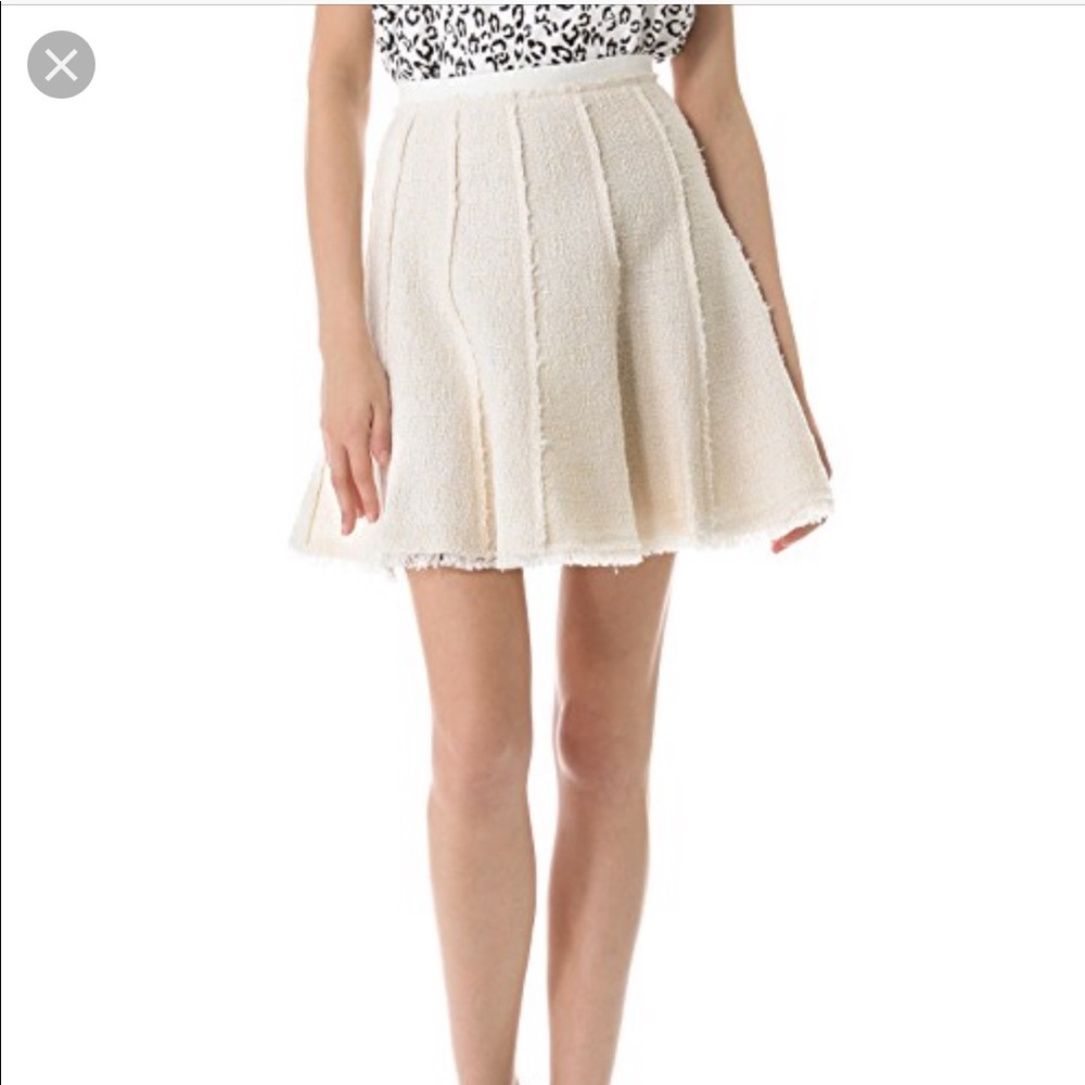 NWOT!!  Rebecca Taylor Tweed Flare Skirt size 4
